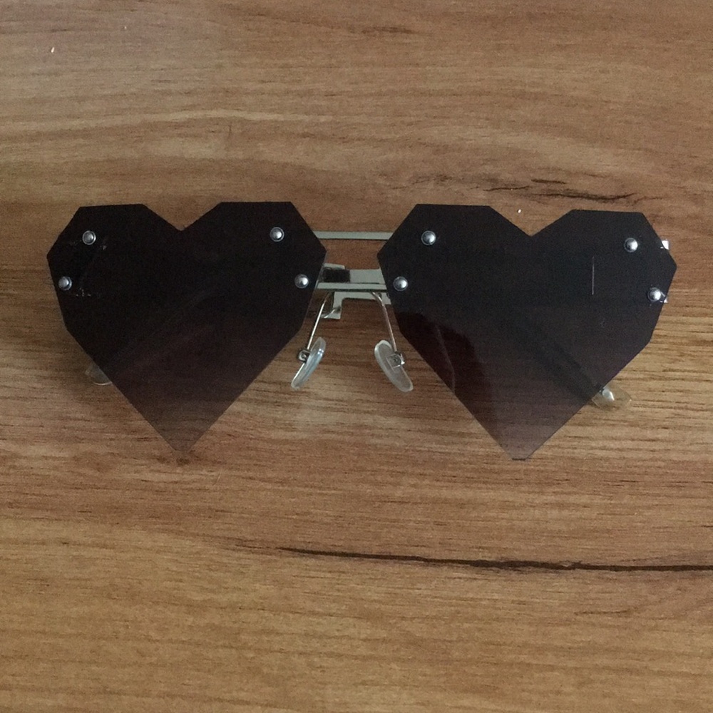 Heart shaped sunglasses